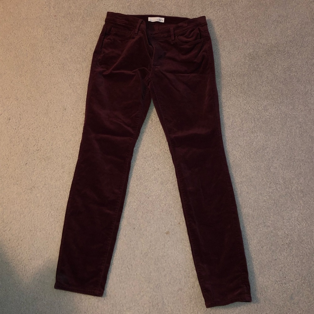 Ann Taylor Loft Modern Skinny Corduroy Pants